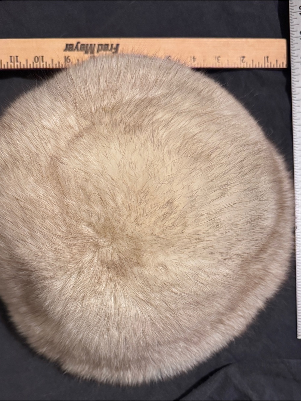 Source Unknown 80’s Aspen Genuine Silver Fox Winter Hat Beautiful Craftsmanship